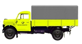  NA88440 - H0 - Borgward B 1250 Pritsche/Plane DBP